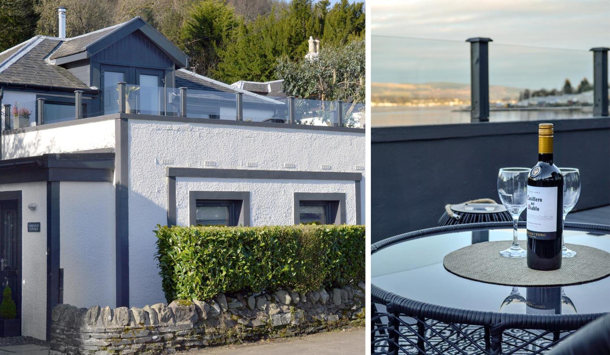 Cosy Lochside Cottage With Mountain And Sea Views Clynder Екстер'єр фото